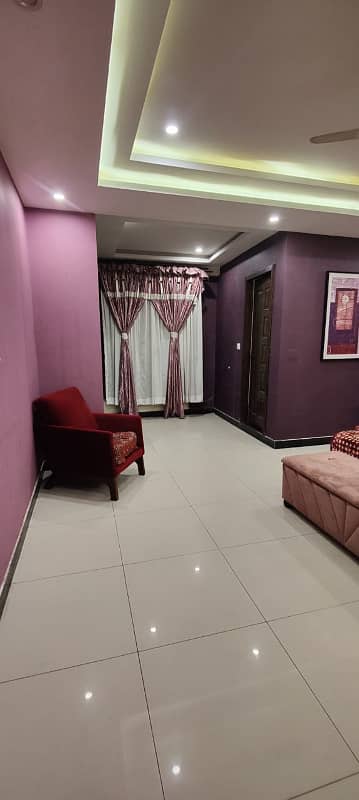 Furnish laxry apartment bahria town lahore par day weekly available for rent 4