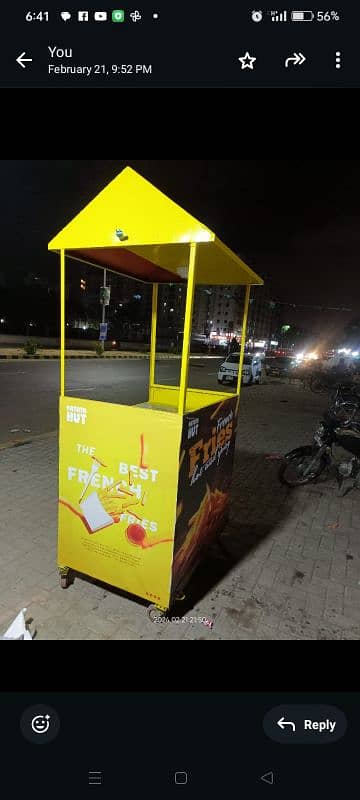 french fries counter stall 1