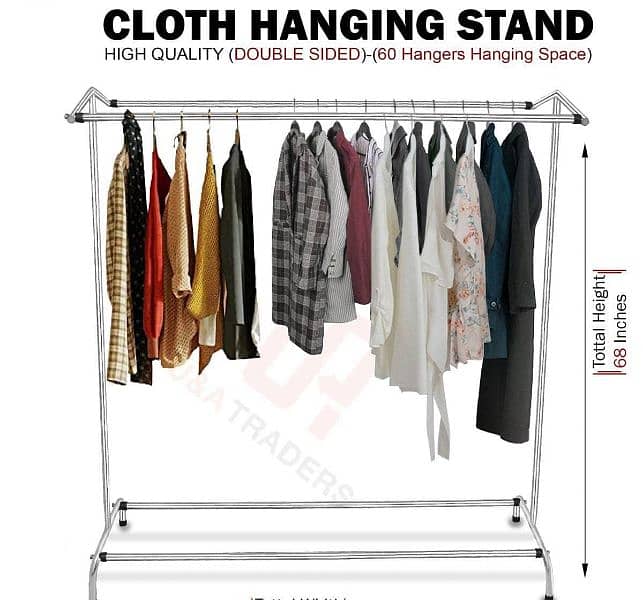 Cloth Hanging stand Cash on delivery all over the pakistan 8