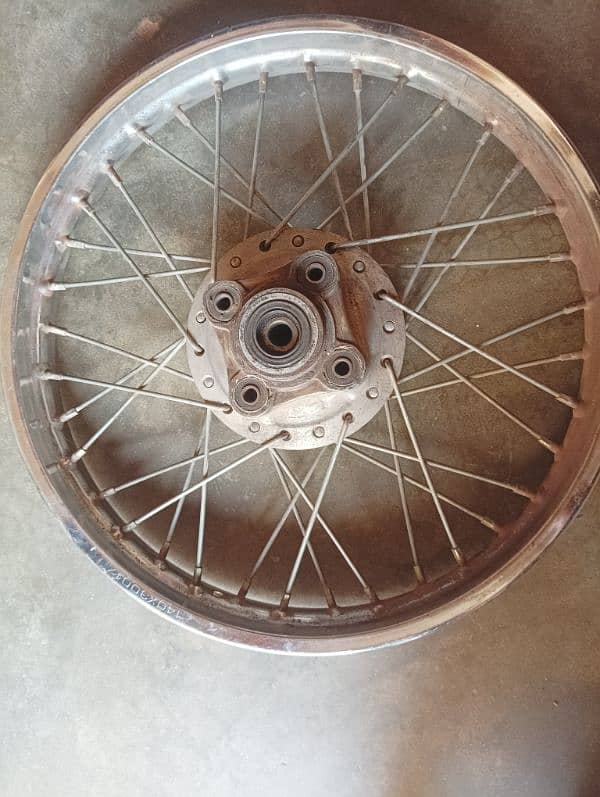 Back wheel Rim 125cc 1