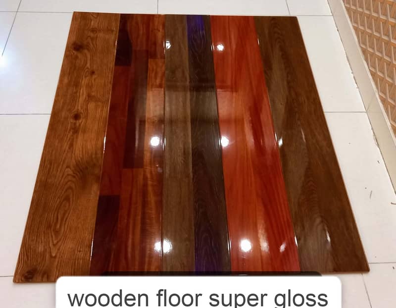 wooden blinds Mini kitchen blinds/ wood floor/ vinyl floor/ wallpapers 12