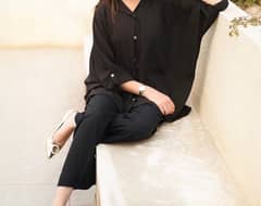 Western shirt and trouser in black color 0