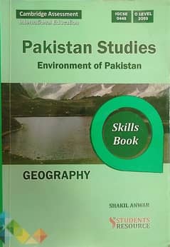 O'levels Shakil Anwar Geography Topical with Marking Scheme