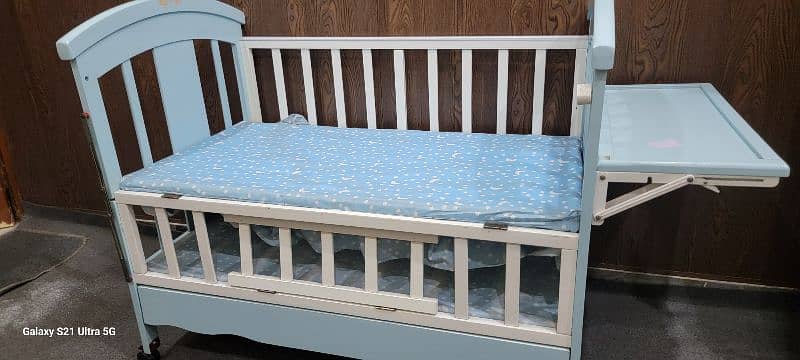 wooden baby cot 4