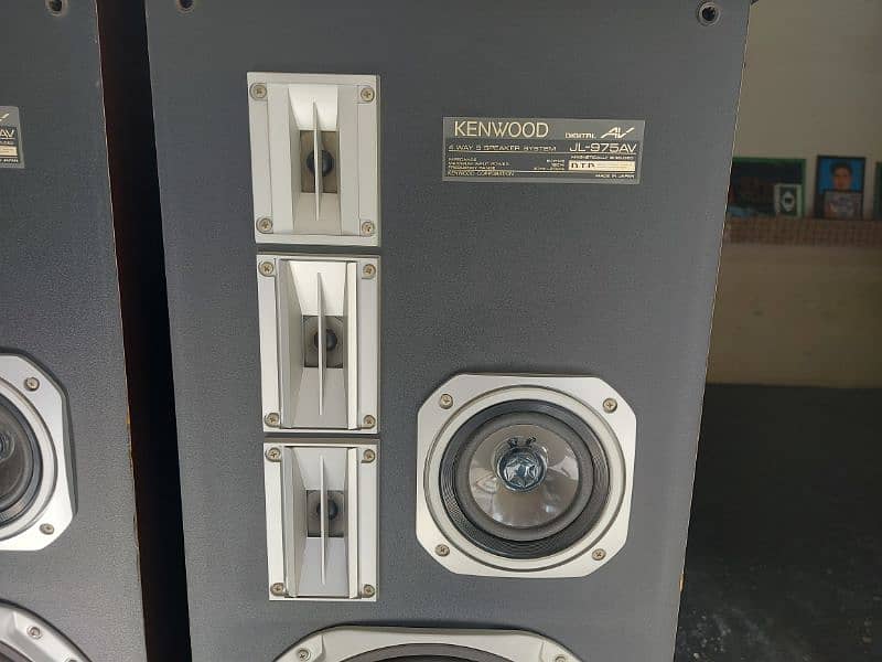 Kenwood Stereo High power Speaker System  Made in japan 4