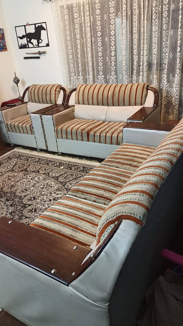 6 Seater Sofa//Sofa Set For Sale//wooden Sofa//3+2+1 seater Sofa Set 2