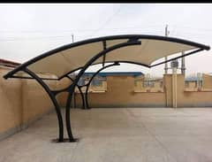 Tensile shades in Pakistan | pole parking | Garage shade | Pvc shades