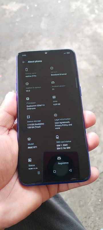 realme 5 4GB 128 GB 4
