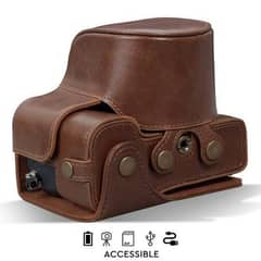 Camera A6400/A6500/A7/A6300 Leather case