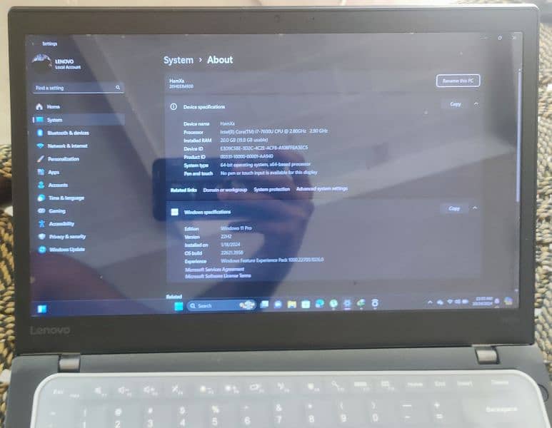 Lenovo Think pad T470s 0