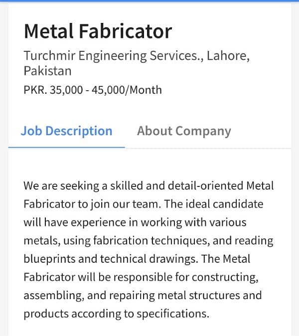 Metal Fabricator 0