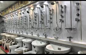 Sanitary Fittings/Basin/Vanities/Bath shower/Tankies/fans/Commodes