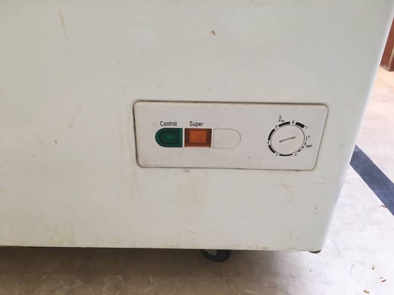 haier deep freezer slightly use like new  model 245SD 4