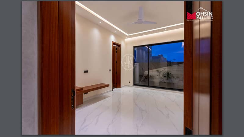 5-Marla Corner Near Huge Park Top Notch Eye Catching Luxury Villa For Sale In DHA 25