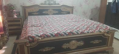 king size bed pure wood