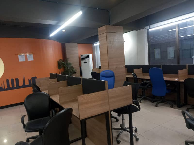 Blue Area Office 3700 Square Feet Fully Furnished For Rent 1