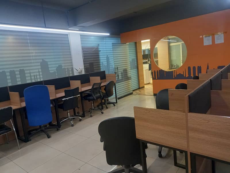 Blue Area Office 3700 Square Feet Fully Furnished For Rent 2