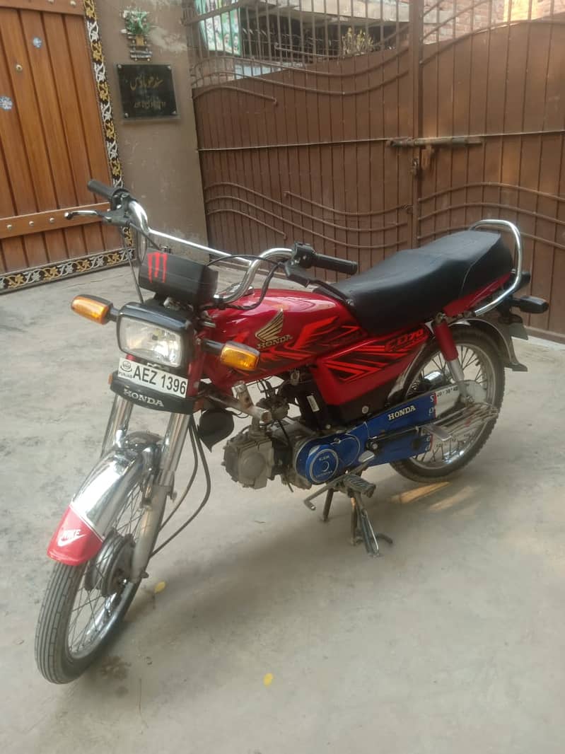 LESS USED Honda CD 70 2021 MODEL 2