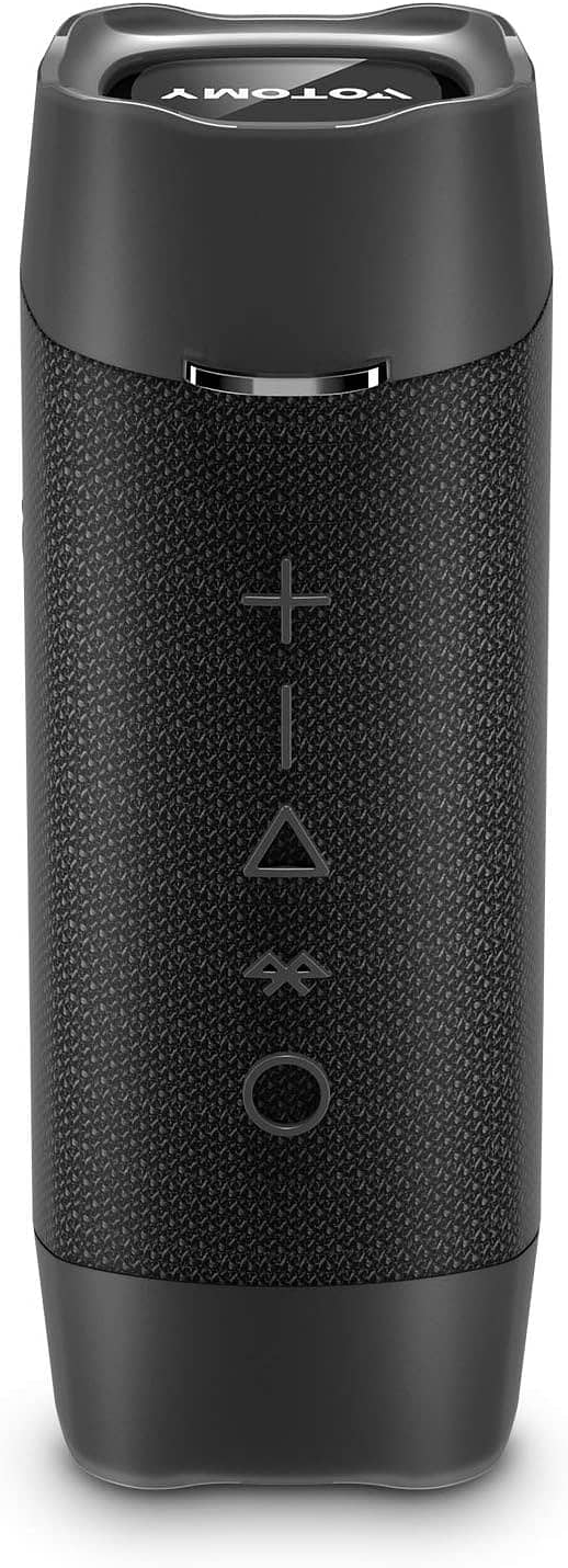 Votomy VT360 IPX7 Black Waterproof Bluetooth 5.0 Portable Speaker 3