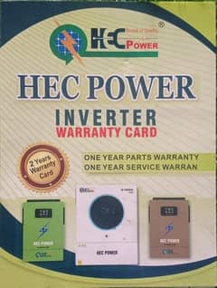 HEC POWER 6.2 kw pv 7200w new model and warranty card our box dis 0