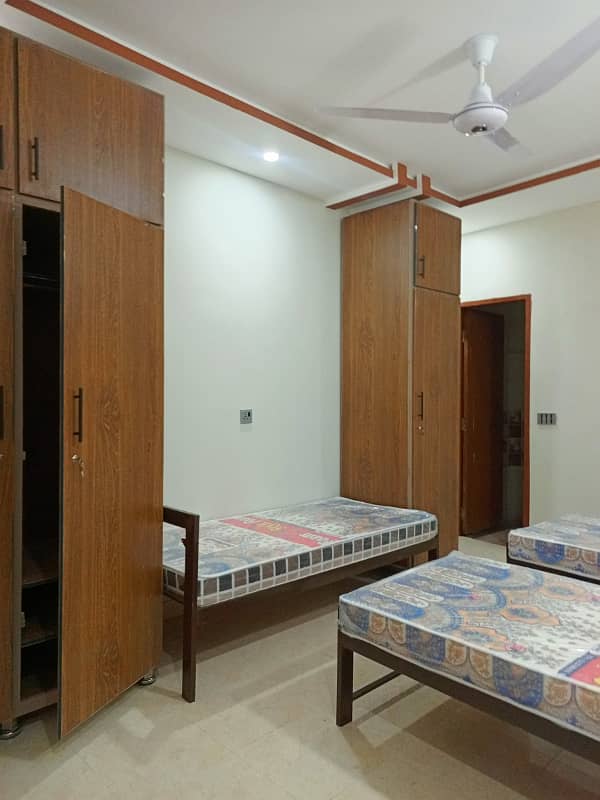 Running hostel building for rent setup for sale in Ali town near orange line station hostels area profitable building 2