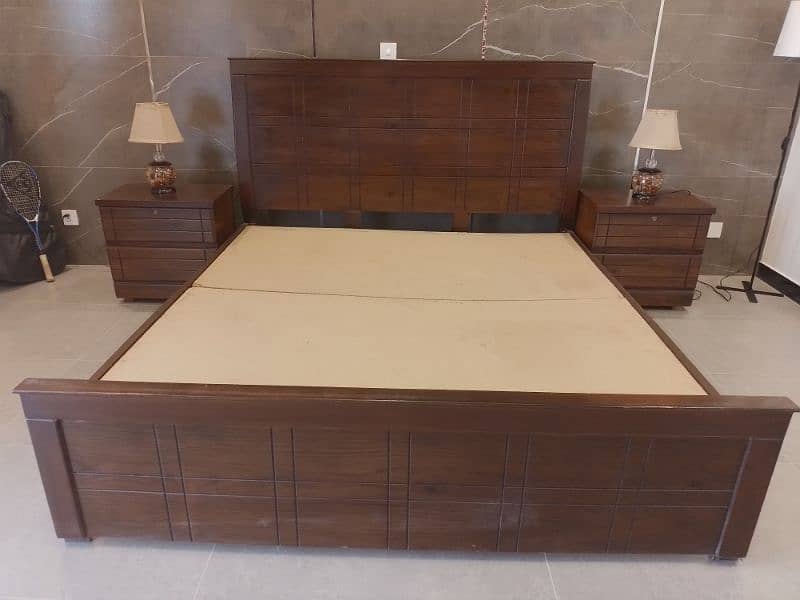 king size bed with side tables 2