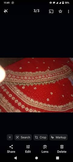 just one time used. bride lehnga with havy dubatta 0