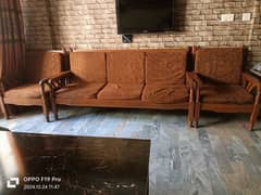 5 seater sheesham sofa set