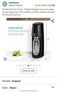 Soda Stream One Touch Soda maker