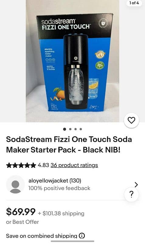 Soda Stream One Touch Soda maker 3