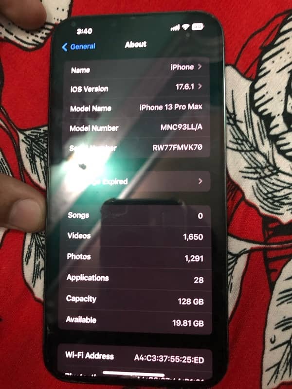 iphone 13 pro max 128 gb non pta 6