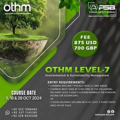 OTHM,NVQ,IEMA,ISO Certification 0