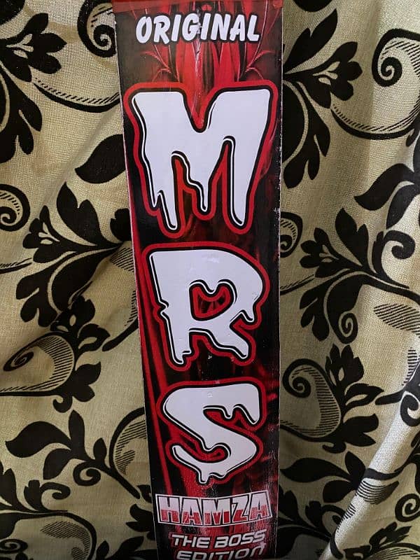 tape Ball bat original coconut Mrs 2024 edition with bat cover & inner 1