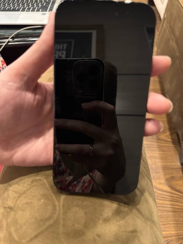 Iphone 14 pro 128 gb space black color 0