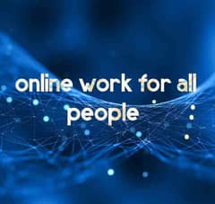 online job for all people, all categories educated and uneducated