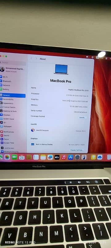 MacBook Pro core i9 "16" 2019, 16GB, 1TB SSD in excellent Condition 3