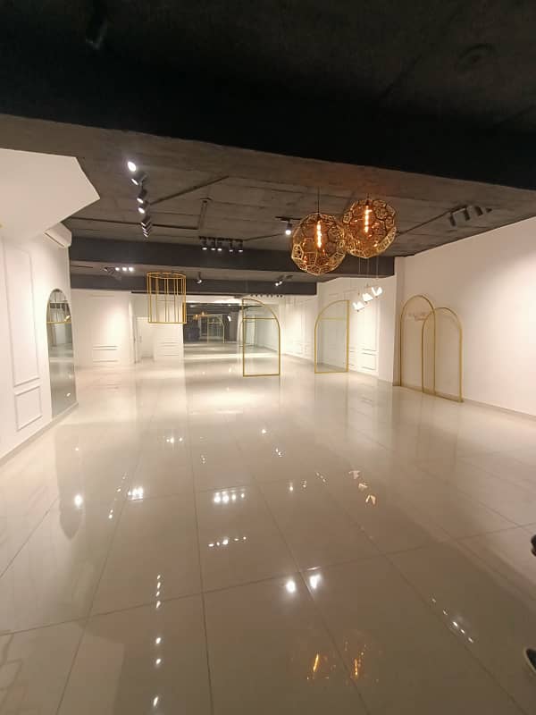 Ground Floor Shop Available For Rent MM Alam Road Gulberg 1