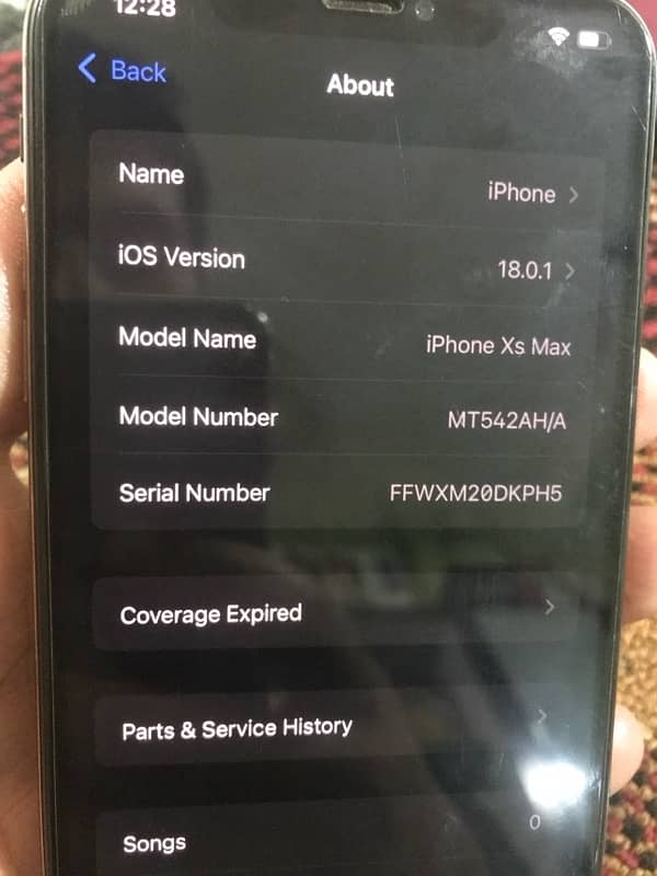 iphone XS max Non PTA 256 0