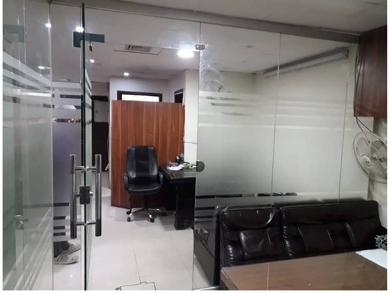 Fully Furnished Area 850 Square Feet Office Available For Rent Real Pictures in Main Boulevard Road Gulberg 3 Lahore 4