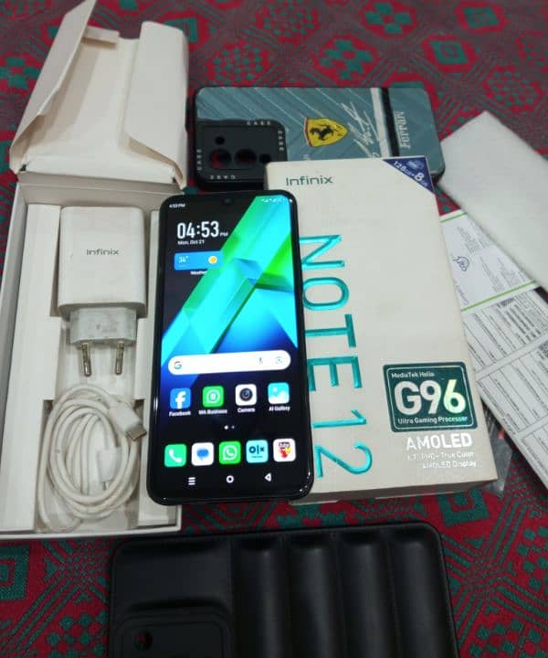 Infinix note 12 (8 128) full box k 7 new halat my 03143400998 1