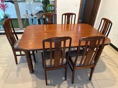 Wooden 6 Seater Dinning Table [Solid Wood]