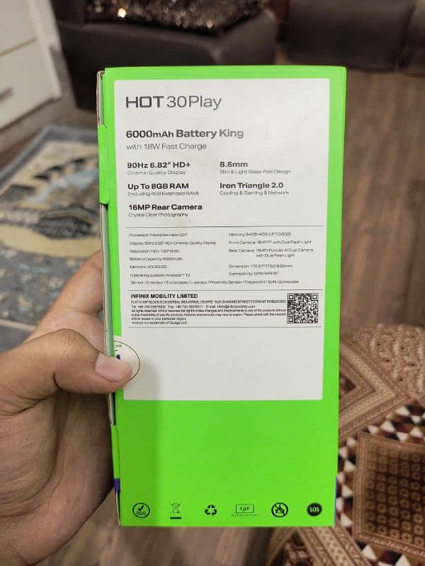 Infinix Hot 30 Play 8