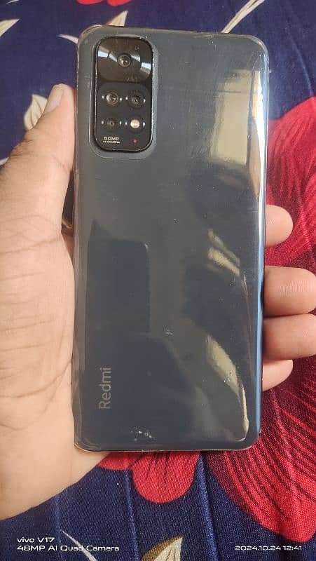 redmi note 11 with box and charger 2