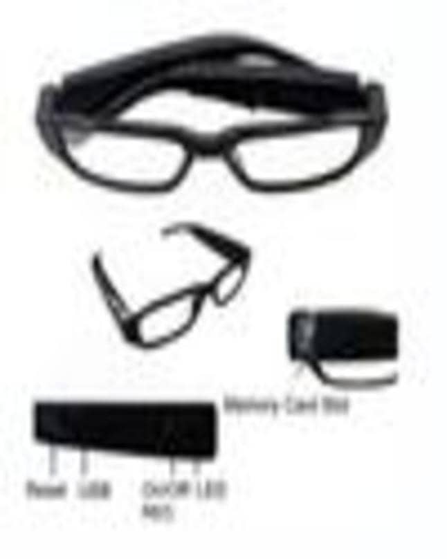 720*480 30fps glasses Camera Eyewear camera Ultra-thin flat glasses H 2