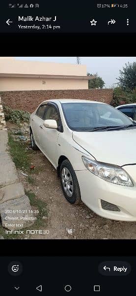 Toyota Corolla XLI 2010 1