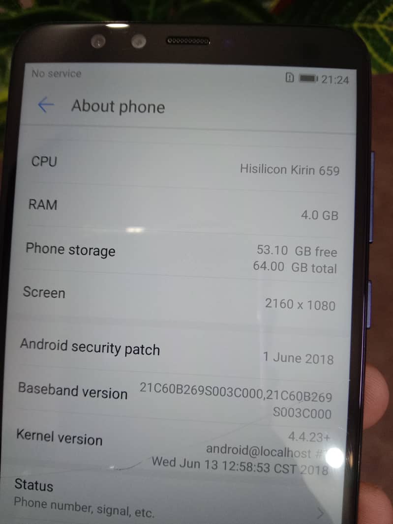 Huawei Y9 2018 All ok Just Glass Break ha Working 100% ok 1