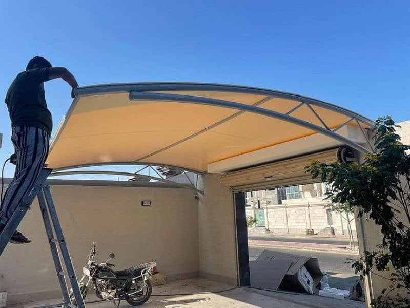 Car parking sheds Tensile and fiberglass sheds 15