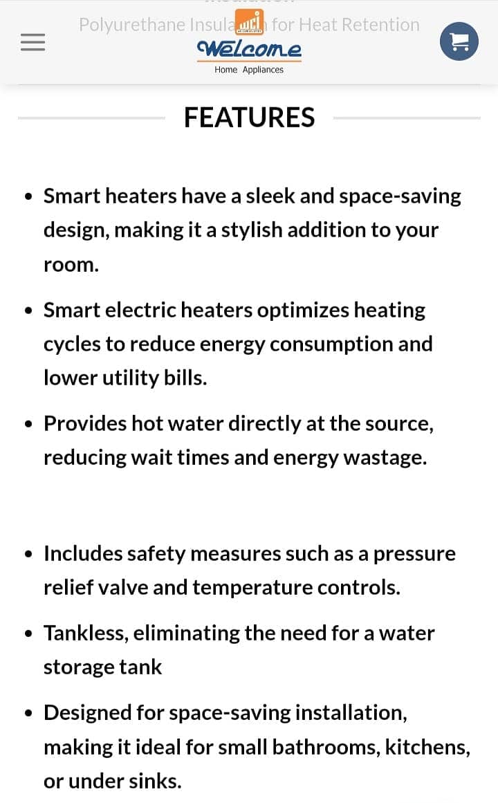 Electric Water Heater / heater/ Water Heaters /Electric heater 6