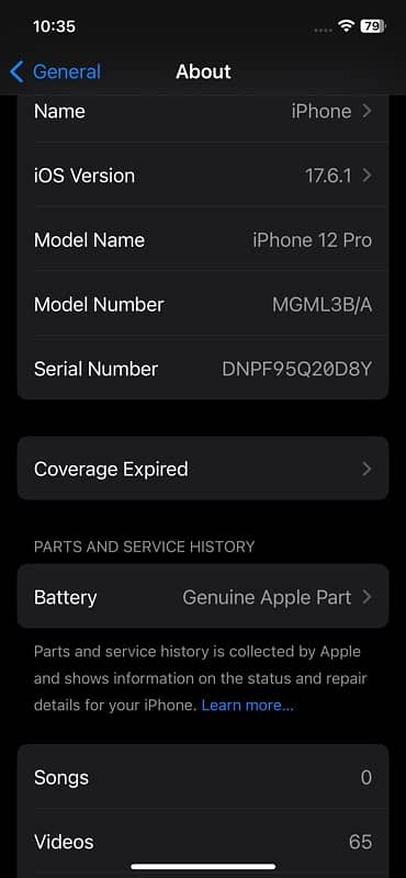 I phone 12 pro 128 Gp Non PTA 8