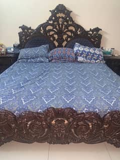 Sheesham wood Complete Bed Set